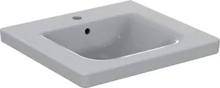 Ideal Standard Waschtisch Connect Freedom,1 Hahnloch,mit Überlauf ,unterfahrbar, 600x555x165mm, Weiß