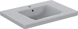 Ideal Standard Waschtisch Connect Freedom,1 Hahnloch,mit Überlauf ,unterfahrbar, 800x555x165mm, Weiß