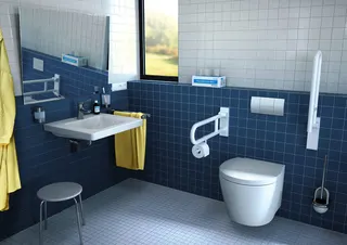 Ideal Standard Waschtisch Connect Freedom,1 Hahnloch,mit Überlauf ,unterfahrbar, 800x555x165mm, Weiß – Bild 2