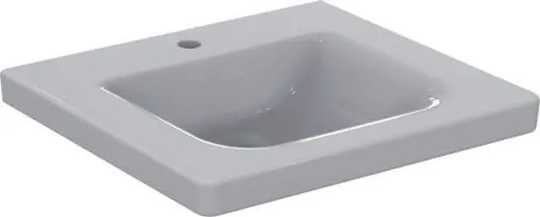 Ideal Standard Waschtisch Connect Freedom,1 Hahnloch,ohne Überlauf ,unterfahrbar, 600x555x165mm, Weiß