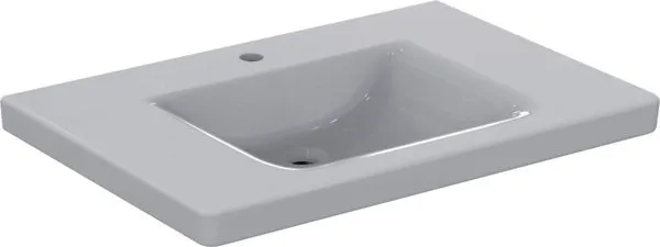 Ideal Standard Waschtisch Connect Freedom,1 Hahnloch,ohne Überlauf ,unterfahrbar, 800x555x165mm, Weiß