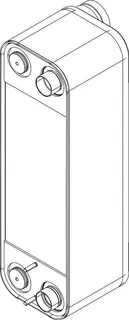 Junkers Ersatzteil TTNR: 8738206733 Verdampfer ACH112AM-076 Alfa Laval
