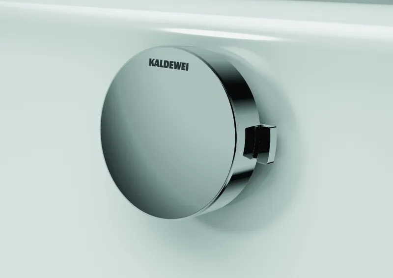 Kaldewei Ab-+ÜL-Garn.COMFORT LEVEL KA 4001 Standard,für Badewanne,Griff+Deckel chrom