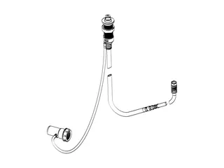 Kaldewei Brauseschlauch Mod. 8880 versenkbar, chrom – Bild 2