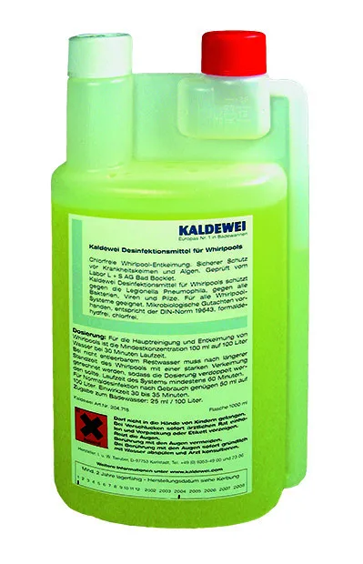 Kaldewei Desinfektionsmittel für Whirlpools 1000 ml, mit Kindersicherung