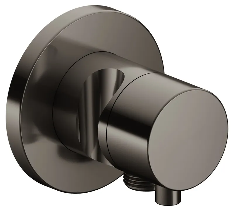 Keuco 2-Wege Ab-u.Umstellv.IXMO Comf.59557, Schlauchanschl./Brauseh.,rund,Nickel geb
