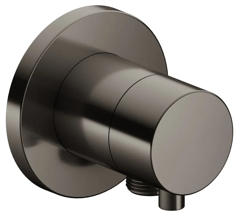 Keuco 2-Wege Umstellv. IXMO Comfort 59556, Schlauchanschl.,rund,Nickel gebürstet