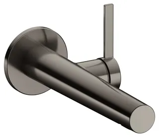 KE EHM WT-Mischer IXMO 59516, rund Wandmontage, 219 mm, Nickel gebürstet
