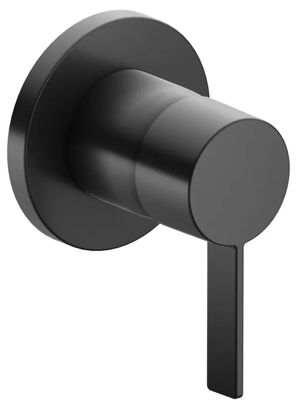 Keuco Einhebelmischer IXMO 59551, rund, Schwarzchrom gebürstet