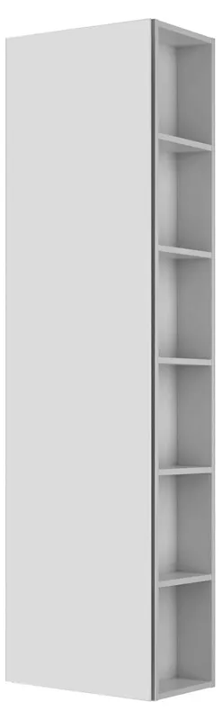 Keuco Hochschrank X-Line 33132,Regal rechts cashmere/Glas cashmere, 480x1750x300mm