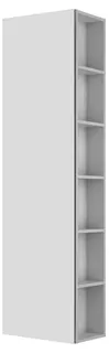 Keuco Hochschrank X-Line 33132,Regal rechts anthrazit/Glas anthrazit, 480x1750x300mm