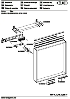 Keuco Lichtspiegel X-Line 33298, mit Spiegelheizung, inox, 650x700x105mm – Bild 3