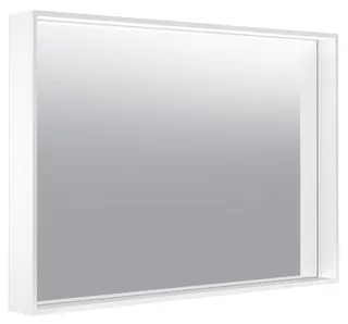 KE Lichtspiegel X-Line 33298, mit Spiegelheizung, weiß, 1000x700x105mm