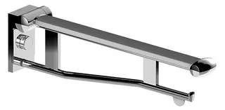 KE SK-Griff WC Plan Care 34903,abnehmbar silber-eloxiert/weiß, 700 mm
