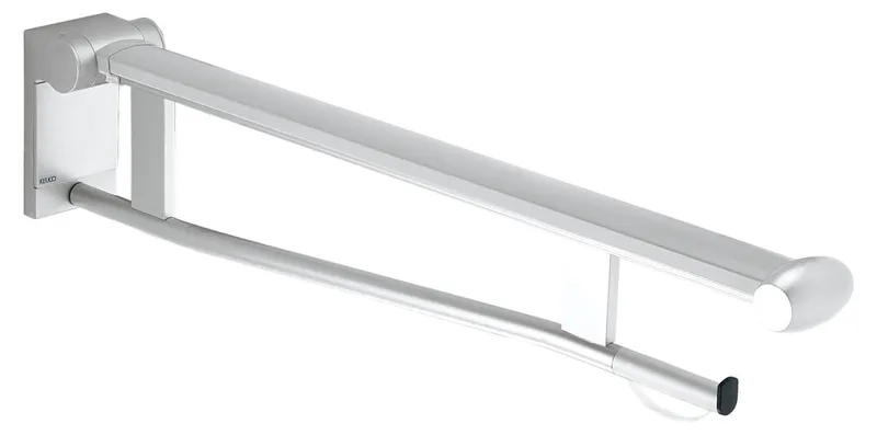 Keuco SK-Griff WC Plan Care 34903, mit WC-PH, sil-elox/weiß, 700 mm
