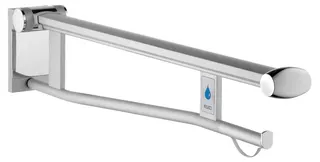 KE SK-Griff WC Plan Care 34903, re mit Funk-Ausl.,verchromt/schwarzgrau, 850 mm