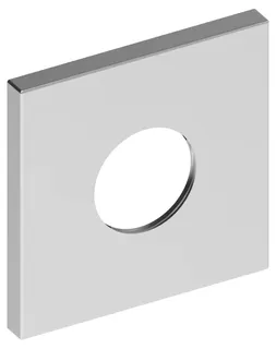 KE Wandrosette IXMO 59553, THM eckig, 105x105 mm, verchromt
