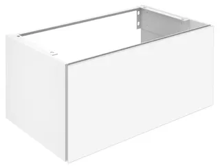 KE WTU X-Line 33161, 1 Auszug, weiß/Glas weiß, 800x400x490mm