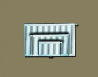 Kermix2 Profil Vplus T22 BH500x100x2000 QN2882, weiß, 10 bar, Vent. rechts, m. Abd.