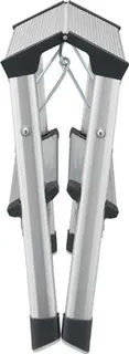 Klapptritt Stufen 2 Plattform-H.400mm Alu.m.Anti-Rutsch-Riffelung HAILO – Bild 3