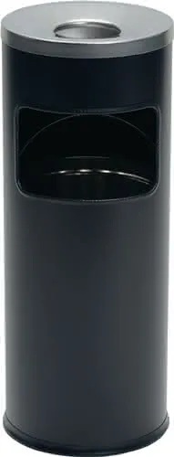 Kombiascher Ø250xH630mm schwarz Stahlbl.DURABLE