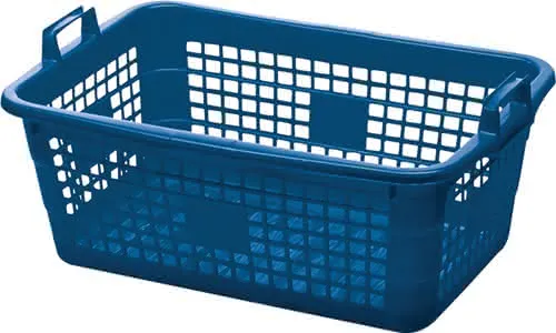 Korb L620xB425xH250mm 45 lPE blau LOCKWEILER