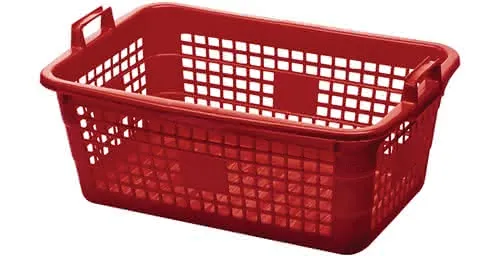 Korb L620xB425xH250mm 45 lPE rot LOCKWEILER