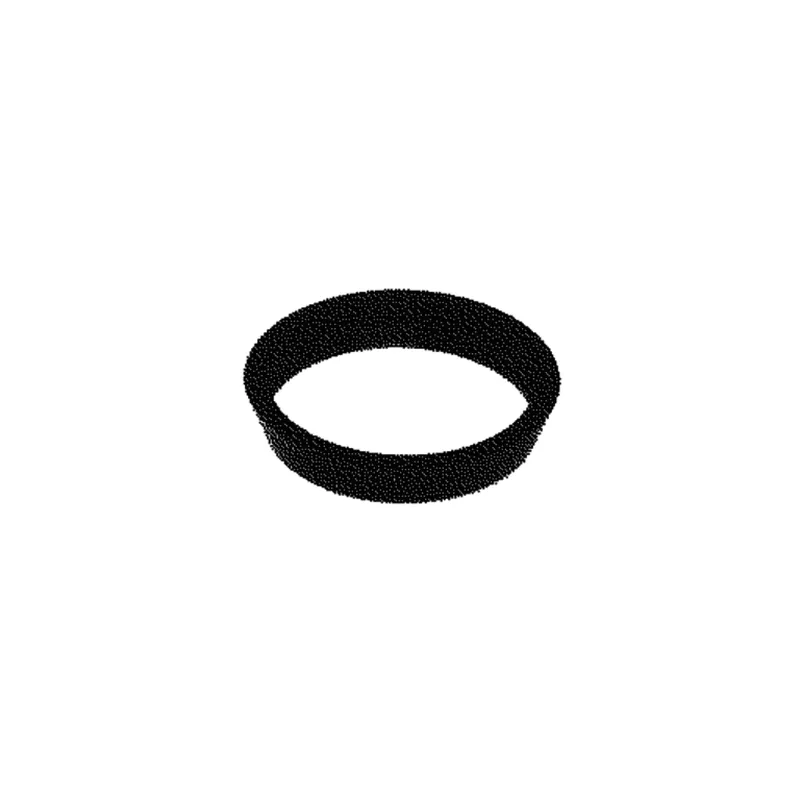 KÖRO 2x Keildichtung 1 1/4" - 32 mm Schwarz, weich