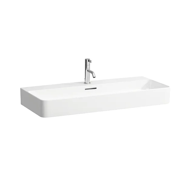 Laufen Aufsatz-Waschtisch VAL 420x950x155 3 Hahnloch ohne Überlauf weiß