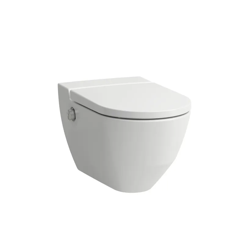 Laufen Dusch-T-WC wandh. Navia 580x370x380 spülrandlos LCC weiß