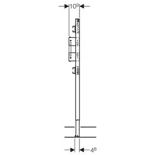 Geberit Duofix Montageelement für Bade/Duschwanne für UP-Armaturen – Bild 2