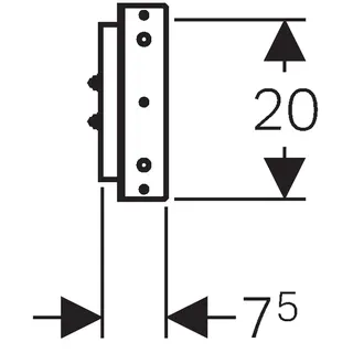 Geberit System-Traverse Duofix für Bade-/Duschwanne, für AP-Armatur – Bild 2