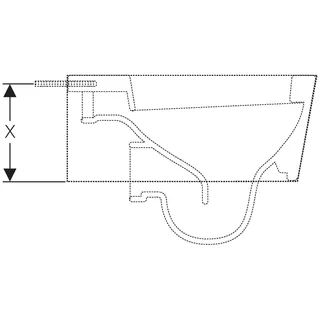 Geberit WC-Kraftlager für WC-Kermiken mit kleiner Auflagefläche – Bild 2