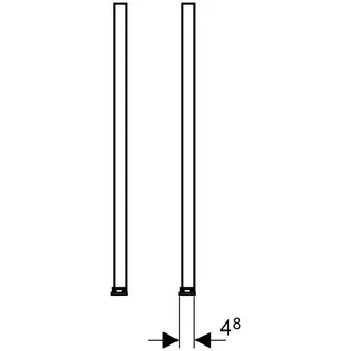 Geberit Duofix Fußstützen verlängert, verstärkt – Bild 2