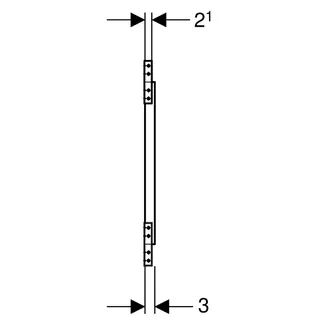 Geberit System-Montageplatte Duofix für Griff- und Haltesysteme, BF – Bild 2
