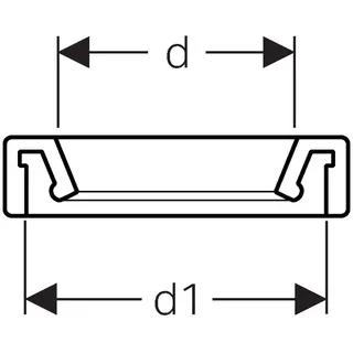 Geberit Manschette EPDM für d122 – Bild 2