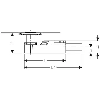 Geberit Bodenablauf für bodenebene Dusche Fußbodenaufbauhöhe ab 65 mm d50 – Bild 3