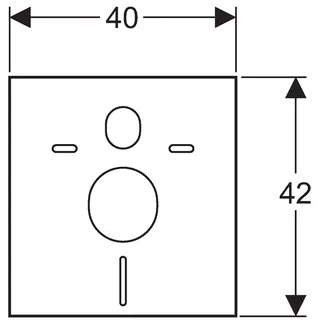 Geberit Schallschutz-Set für Wand-WC und Bidet – Bild 3