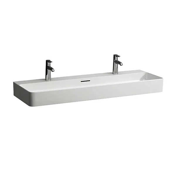 Laufen Waschtisch VAL 420x1200x155 1 Hahnloch li+re mit Überlauf LCC weiß