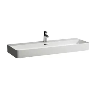Laufen Waschtisch VAL 420x1200x155 1 Hahnloch mit Überlauf weiß