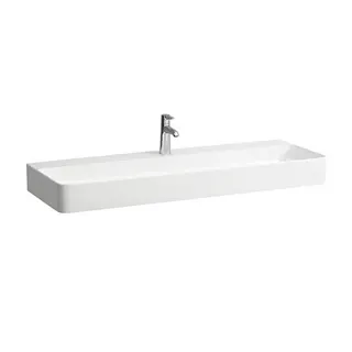 Laufen Waschtisch VAL 420x1200x155 1 Hahnloch ohne Überlauf weiß