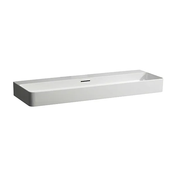 Laufen Waschtisch VAL 420x1200x155 ohne Hahnloch mit Überlauf LCC weiß