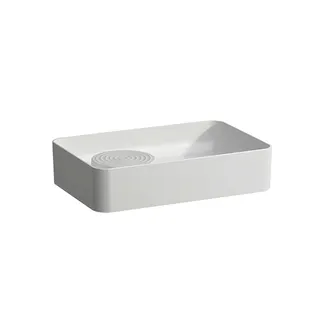 Laufen Waschtisch-Schale VAL 360x550x145 ohne Hahnloch mit Überlauf weiß matt