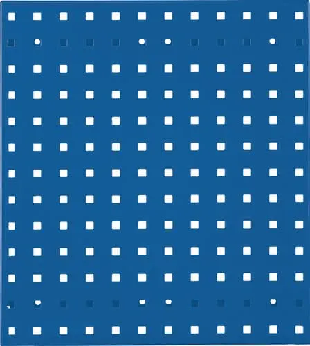 Lochplatte B450xL500mm enzianblau RASTERPLAN
