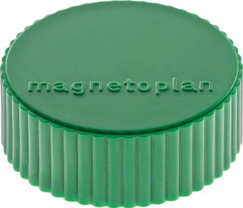 Magnet Super D.34mm grün MAGNETOPLAN