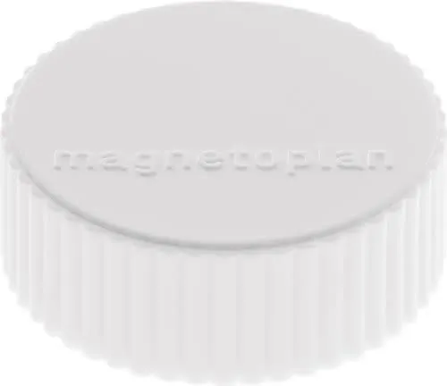 Magnet Super D.34mm weiß MAGNETOPLAN