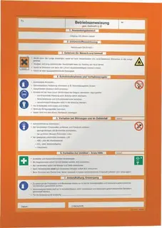 Magnetrahmen DIN A4 orange selbstklebende Rückenfolie 2 St./VE