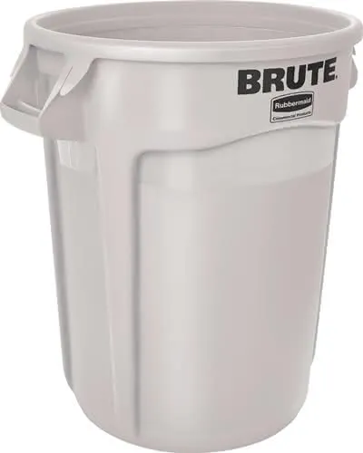 Mehrzwecktonne weiß 121l PE Außen-Ø560xH692mm RUBBERMAID