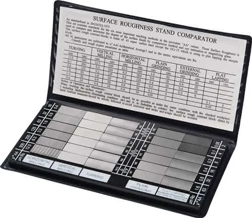 Oberflächenvergl.-platte RUGOTEST Vergleichsber.0,05-12,5µm Platten 30St.