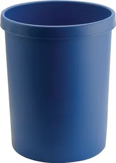 Papierkorb 45l H480xØ390mm m.Griffrand Ku.blau